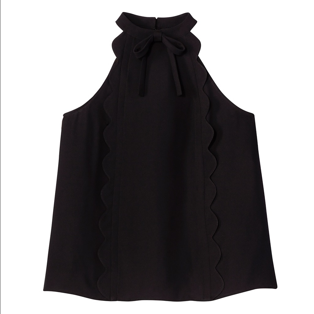 Victoria Beckham x Target Scallop Trim Tank Top, SZ XS